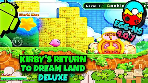 KIRBY'S RETURN TO DREAM LAND DELUXE - Game Play no Egg NS Emulator Switch 4.0.7 - SD888 PLUS/8GB