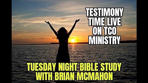 TUESDAY NIGHT LIVE BIBLE STUDY= THE LOST COIN , The Brian McMahon Conversion story. @ 7 PM.