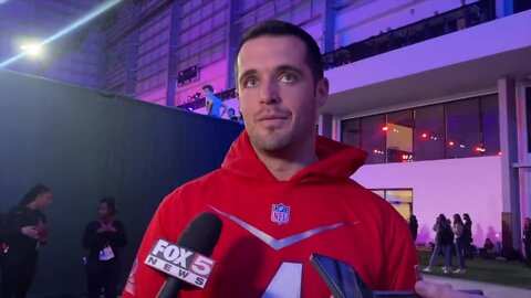 Derek Carr talks free agency at Pro Bowl