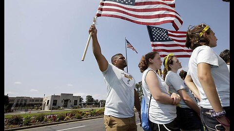 High School Students Rally After School Prohibits Student From Flying the American Flag on His Truck