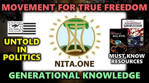 True Freedom & Abolitionist Movement - What Is NITA.ONE Nature Is The Answer Movement Website?