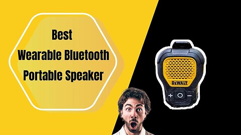 DEWALT Wearable Bluetooth Speaker Review: The Ultimate Jobsite Audio Solution