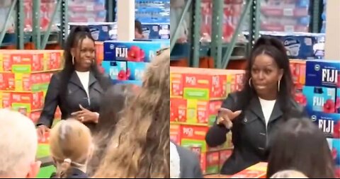 Michelle Obama Spotted at Costco Promoting New Drink