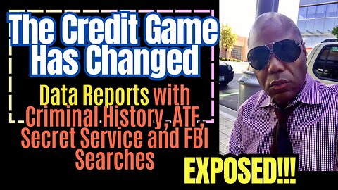 Data Reports with Criminal History, ATF, Secret Service and FBI Searches