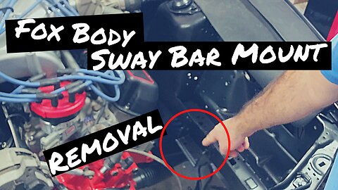 Black Widow Mustang Turbo Build Pt 16 : Fox Body Sway Bar Mount Removal