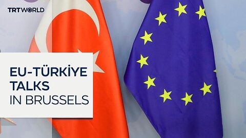 EU and Turkish foreign ministers meet for first time in five years