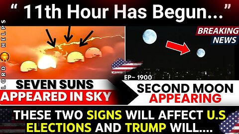 THESE TWO SIGNS WILL AFFECT AMERICA!Trump News ~Prophetic Word Today | God's Message Today