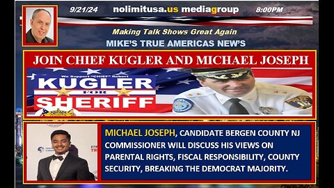 ROBERT KUGLER BERGEN COUNTY SHERIFF / MICHAEL JOSEPH FOR COUNTY COMMISSIONER