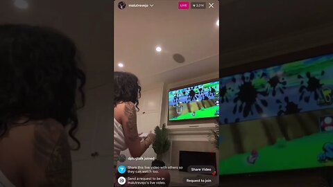 MALU TREVEJO IG LIVE: Malu Wii Game Night Vibe On Live (31-01-23)