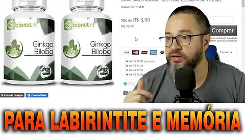 GINKO BILOBA, Labirintite, memória, ansiedade, depressão e saúde do coração