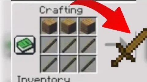 He craft sword like this in Minecraft 😱😱