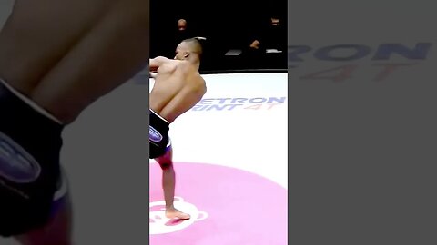 Bokang "Little Giant" Masunyane Head Kicks Rene Catalan to Orbit #shorts #mma #ufc