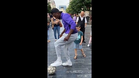 football playing with kids