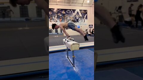 Gymnastics + Calisthenics 🤯 #calisthenics #gymnast #olympics #gym #sports #fitness #bodyweight