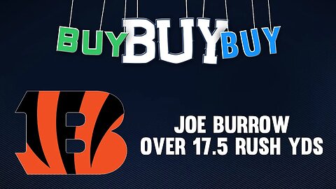 Back Joe Burrow To Go Over His Rushing Yards Total Vs. Chiefs