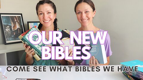 The different Bible translations we have to read the Bible