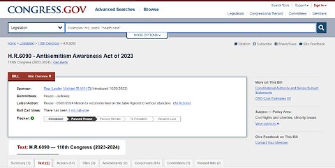 Antisemitism Awareness Act