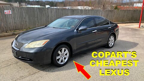 SOON AS I GOT COPART CHEAPEST LEXUS ES350 COMPLETE & PUT BACK TOGETHER SOMETHING ELSE WENT OUT ON IT