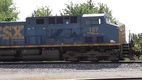 CSX M367 Manifest Mixed Freight Train from Fostoria, Ohio July 25, 2022