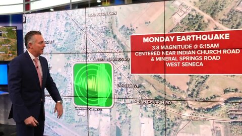 How strong is a 3.8 Magnitude earthquake like the one that hit Western New York?