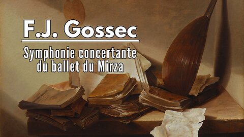 François Joseph Gossec: Symphonie concertante for two harps and orchestra [RH 50]