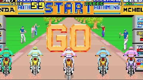 Enduro Racer Longplay (Arcade) [QHD]