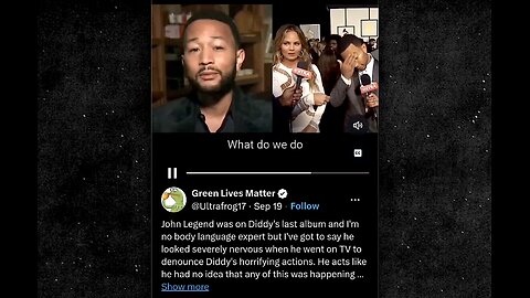 John Legend Was on Diddy's Last Album...Looking Kinda Nervous