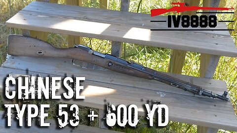 Chinese Type 53 Mosin at 600 yards