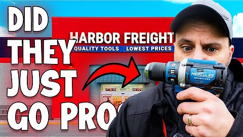 Harbor Freight May Have Just Went Pro - Testing the All New Hercules Brushless Hamer Drill