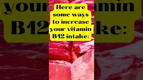 B12 Deficiency Anemia Symptoms- #shorts #anemia