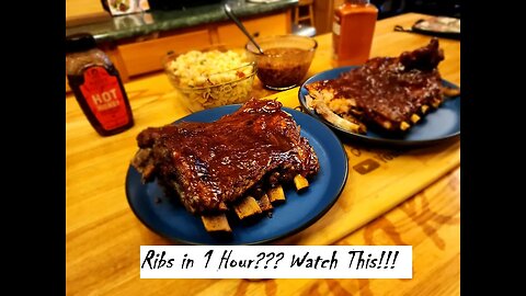 Fall Off The Bone Ribs In Under A Hour!?!?!? Instant Pot to the Rescue!!!