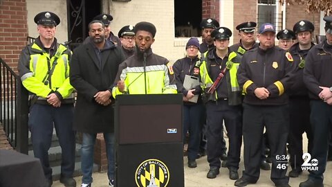 BCFD and Mayor Scott conduct smoke alarm sweep in East Baltimore