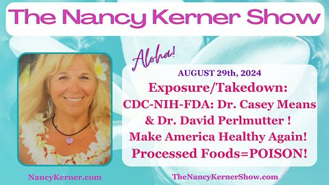 Exposure/Takedown-CDC-NIH-FDA: Dr. Casey Means & Dr. David Perlmutter! #MAHA Processed Foods=POISON!