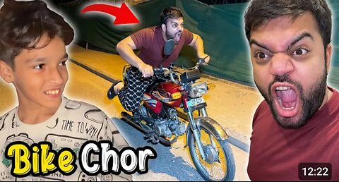 Ducky Bhai bacho ki bike chura k bhaag gaya🤣