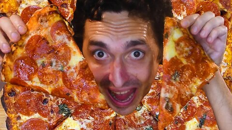 EXTRA PEPPERONI HOT HONEY PIZZA * ASMR MUKBANG NO TALKING * NOMNOMSAMMIEBOY