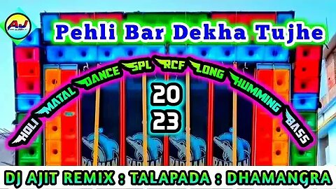 Holi Matal Dance Spl Rcf Long Humming Bass ) Dj Ajit Remix ( New Dj Song 2023 ) Talapada : Dhamangra