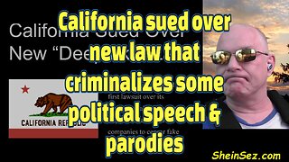 California sued over new law that criminalizes some political speech & parodies-659