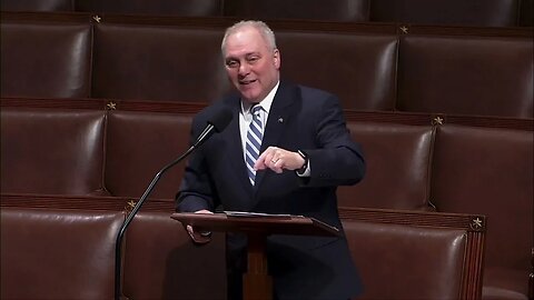 House Majority Leader Steve Scalise speaks on the House Floor