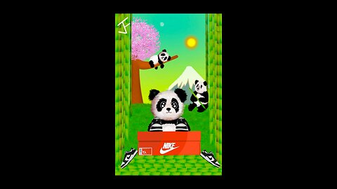 Nike Dunk Low Pandas Animation