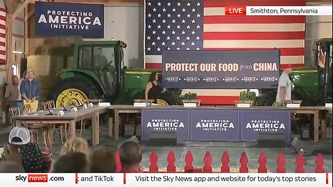 Trump attends roundtable ‘Protecting America Initiative’ in Indiana, Pennsylvania