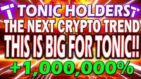 TECTONIC THE NEXT CRYPTO TREND!! LSD (LIQUID STAKING DERIVATIVES) WILL MAKE TONIC EXPLODE!!