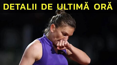 SIMONA HALEP ÎN SPITAL