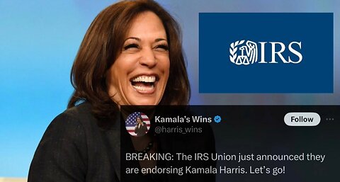 Democrats Fear Pollsters Are Undercounting Trump & Kamala Endorsed By IRS Union