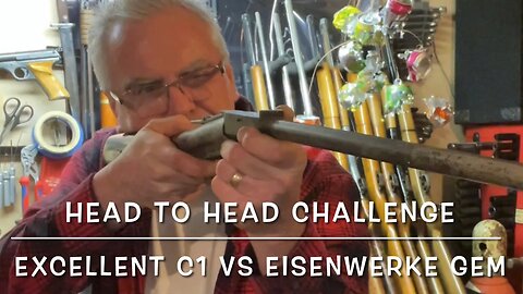 Head to head challenge: Eisenwerke Gem No. 13 vs Excellent C1 120+ vs 110+ year old air rifles