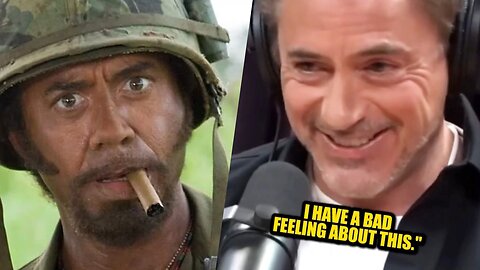 Robert Downey Jr talks to Joe Rogan about starring in Tropic Thunder | VERTICAL VIDEO