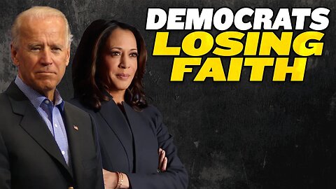 Democrats are LOSING FAITH in Biden and Harris