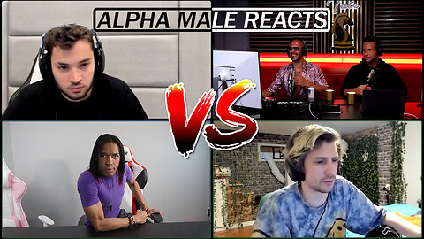 Alpha Male Reacts | Andrew Tate VS xQc