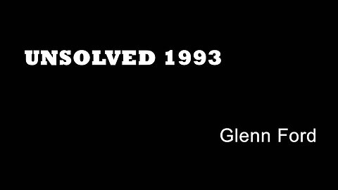 Unsolved 1993 - Glenn Ford - Birmingham Murders - Gun Murders - Saltley - True Crime - Unsolved