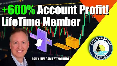 +600% Account Profit Stock Market Success Lifetime Member Profits