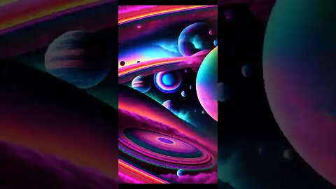 Trippy Animations Space!PT4🌟🌞🌘#shorts #space